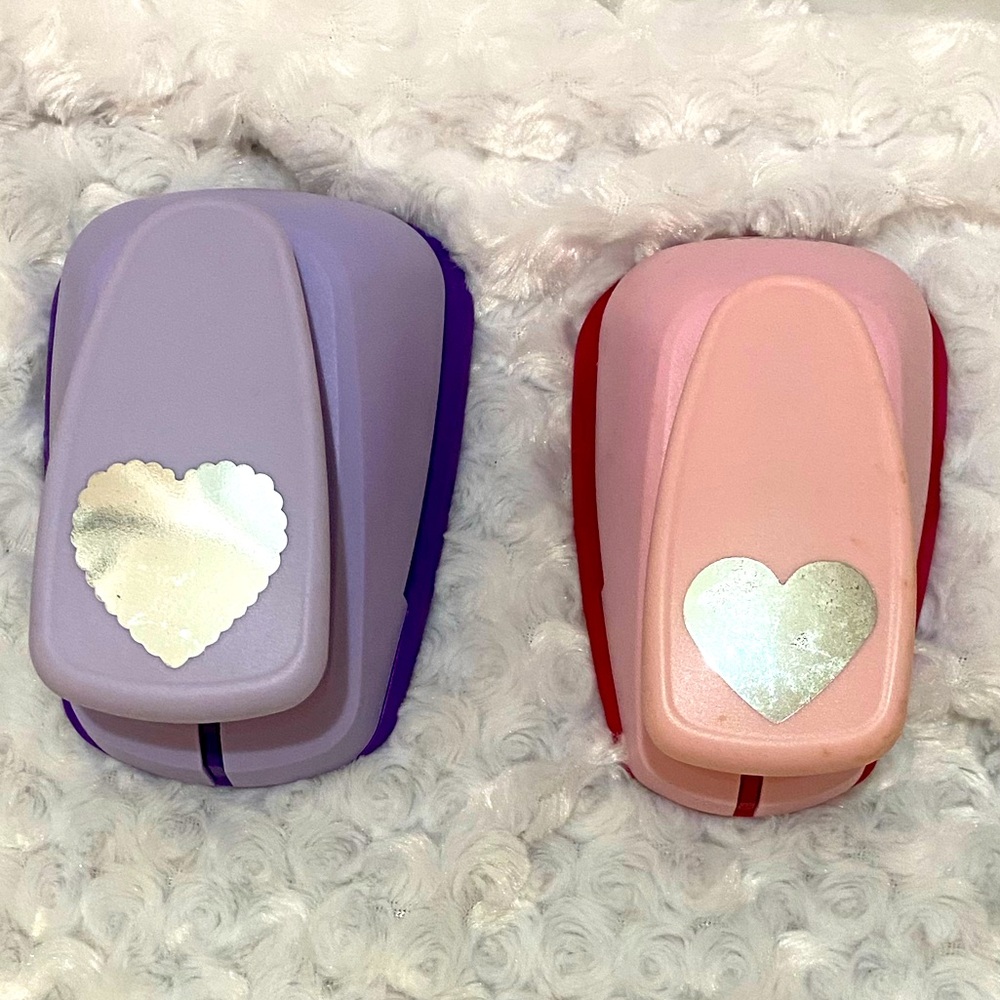 MARVY Uchida Heart Shape Paper Punches - Large & Jumbo